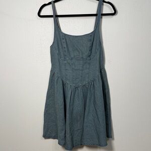 Denim Blue Sleeveless Dress